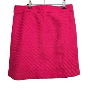 J.Crew Textured Pink Skirt Women's Size 8 Career Workwear New With Tags preppy